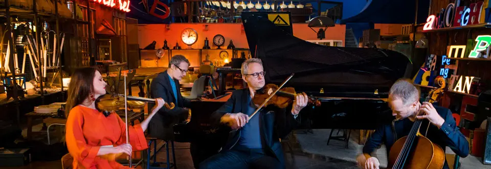 Photo of the Faure Quartett performing